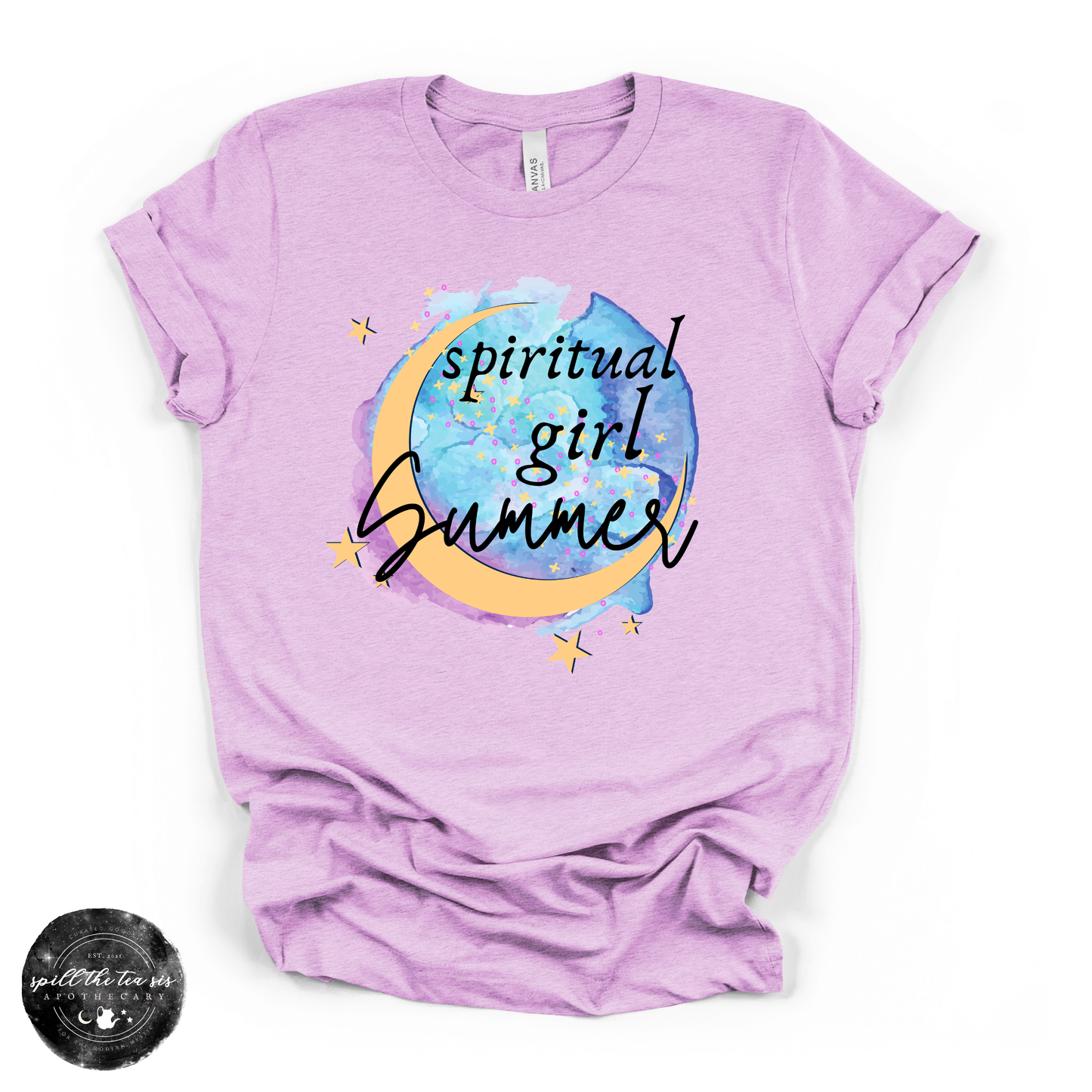Spiritual Girl Summer Tee | Mystical Witchy Graphic T-Shirt
